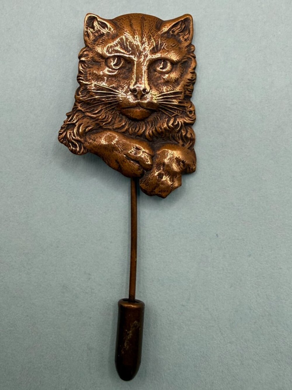 Vintage Cat Victorian Revival Stick Pin - Picture 7 of 13